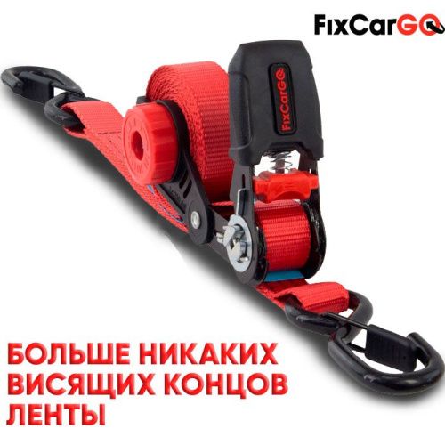 Стяжка груза 25 мм. 0,8 т. с намотчиком и S крюками с фиксатором